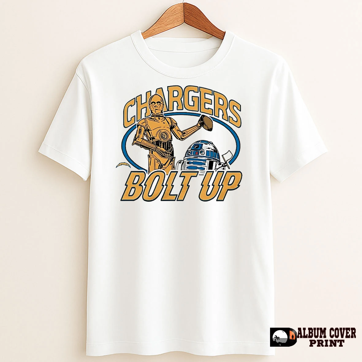 Original Star Wars Los Angeles Chargers Bolt Up T Shirt Sweater