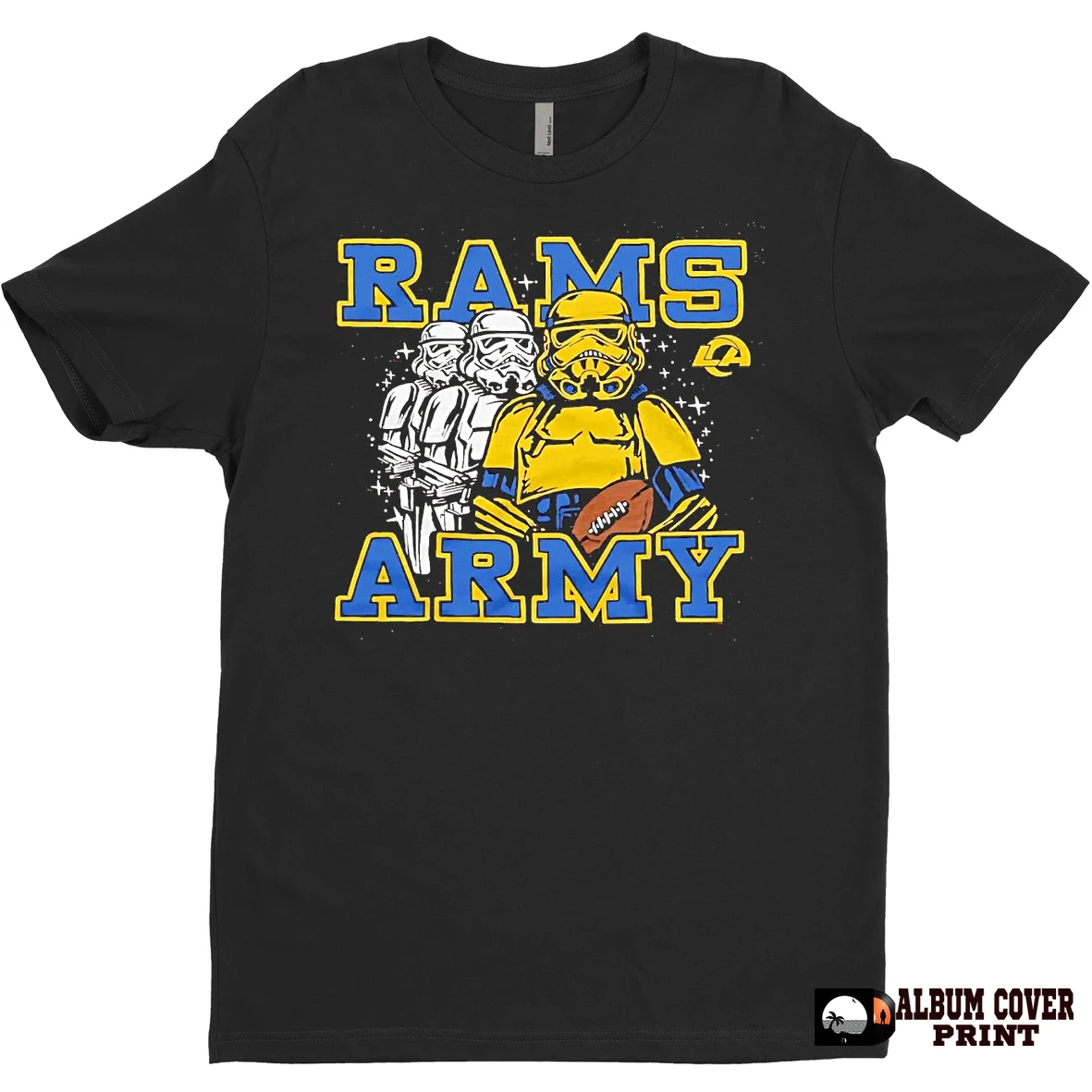 Original Star Wars Los Angeles Rams Army T Shirt Sweater