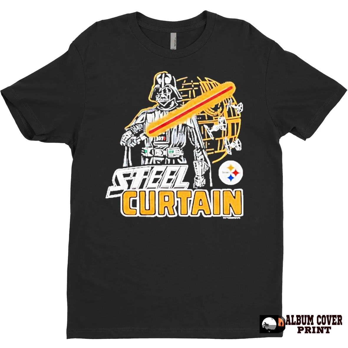 Original Steel Curtain Star Wars X Pittsburgh Steelers T Shirt Sweater