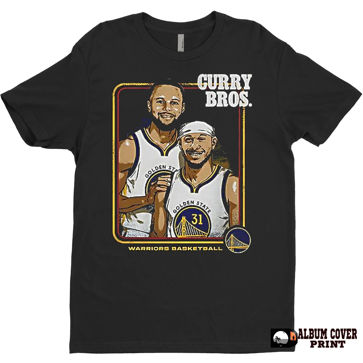 Original Steph Curry And Seth Curry Golden State Warriors Step Brothers Retro T Shirt Sweater
