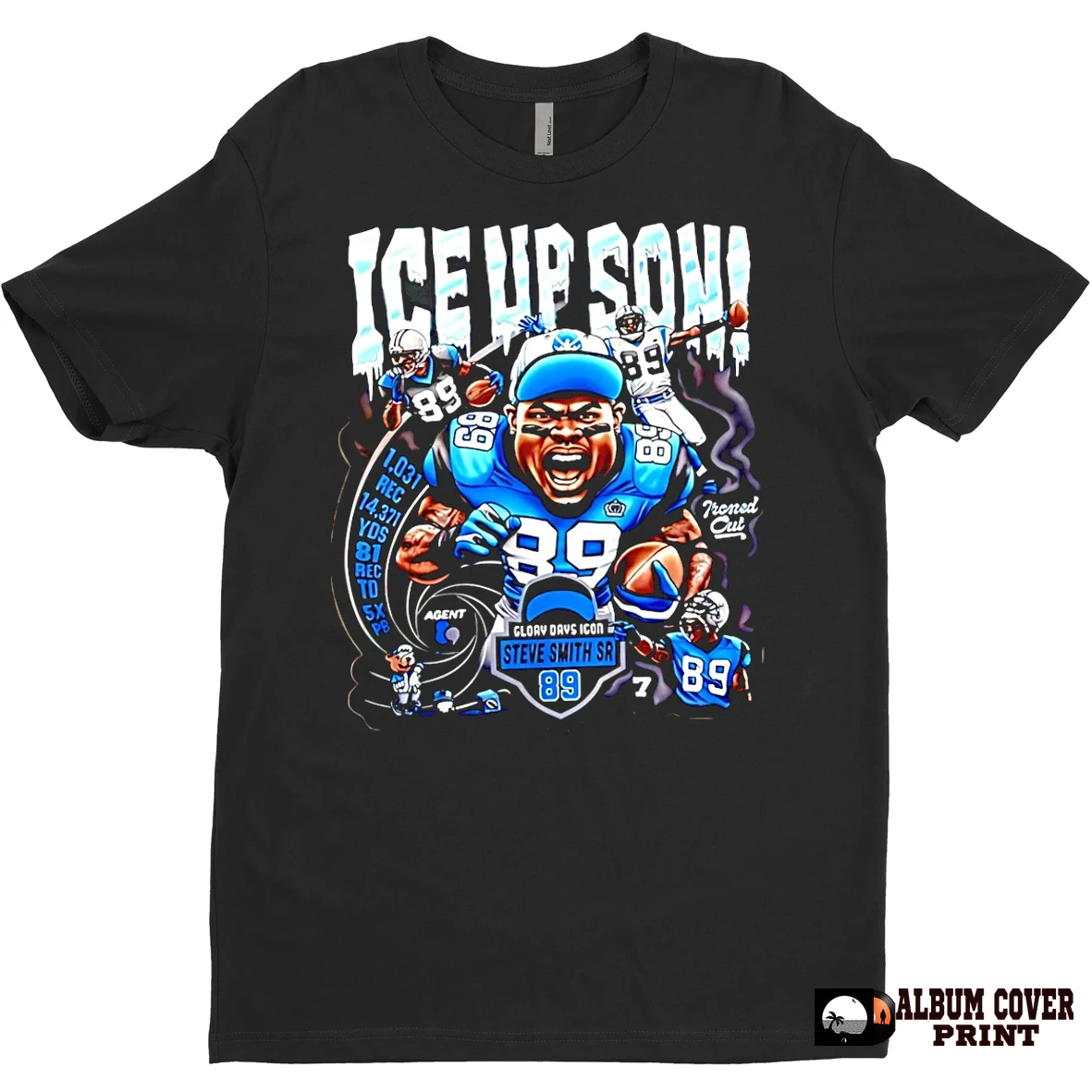 Original Steve Smith Sr Carolina Panthers Ice Up Son Graphic T Shirt Sweater