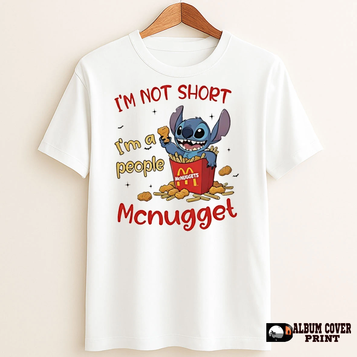 Original Stitch Im Not Short Ima People M Mcnuggets Mcnugget T Shirt Sweater