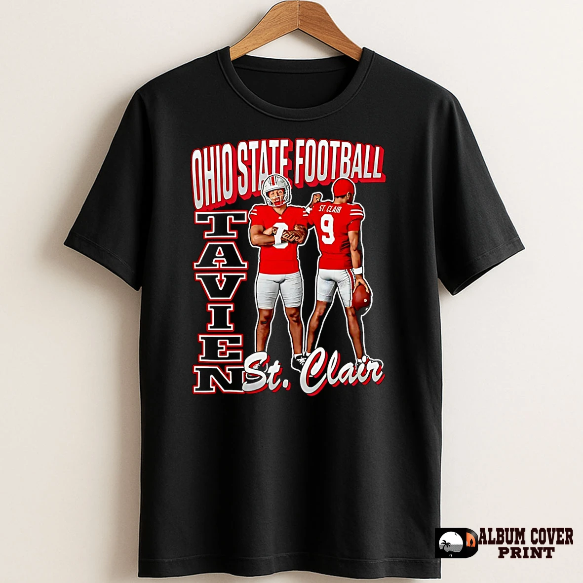 Original Tavien St Clair Ohio State Buckeyes Football Graphic T Shirt Sweater