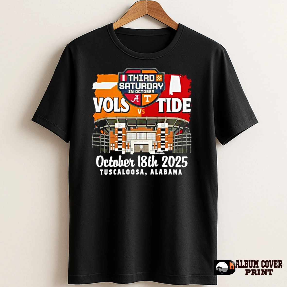 Original Tennessee Volunteers Vs Alabama Crimson Tide Football 2025 Third Saturday Stadium T Shirt Sweater