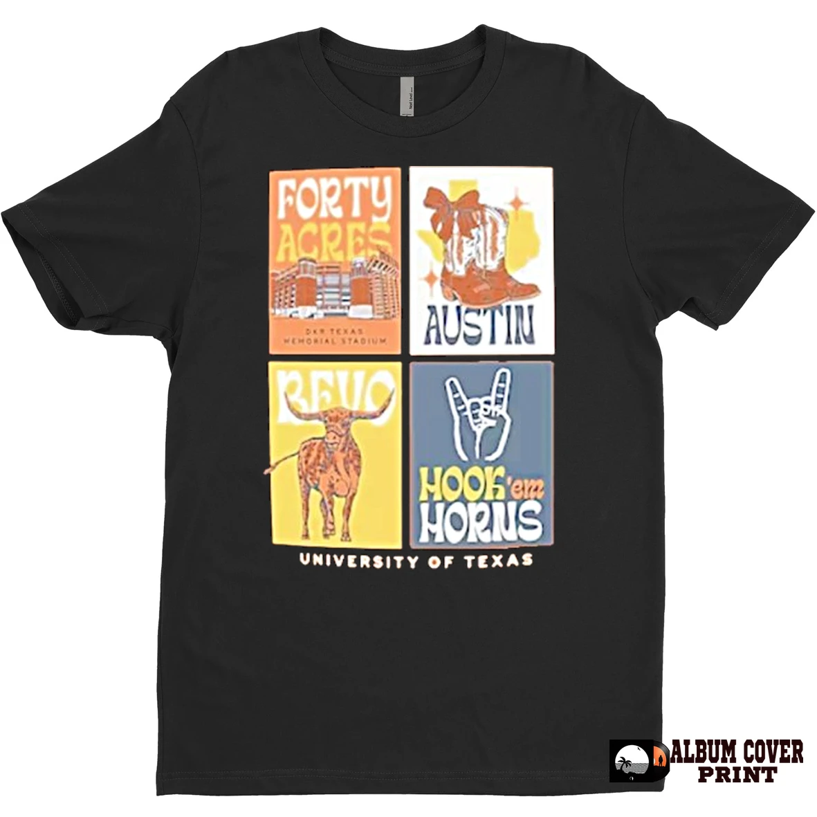 Original Texas Longhorns Forty Acres Austin Hook Em Horns T Shirt Sweater