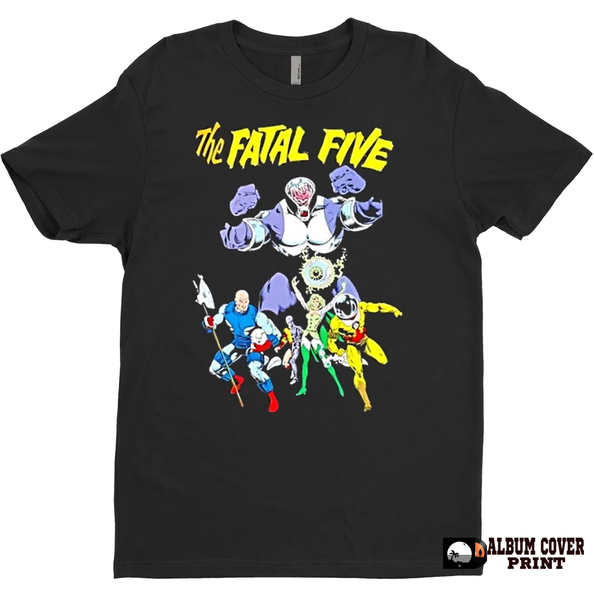Original The Fatal Five 1967 Cartoon Vintage T Shirt Sweater