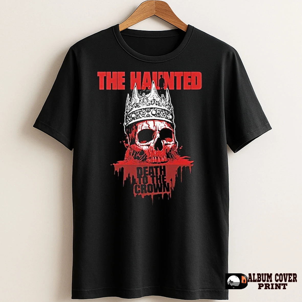 Original The Haunted Death To The Crown Skull T Shirt Sweater