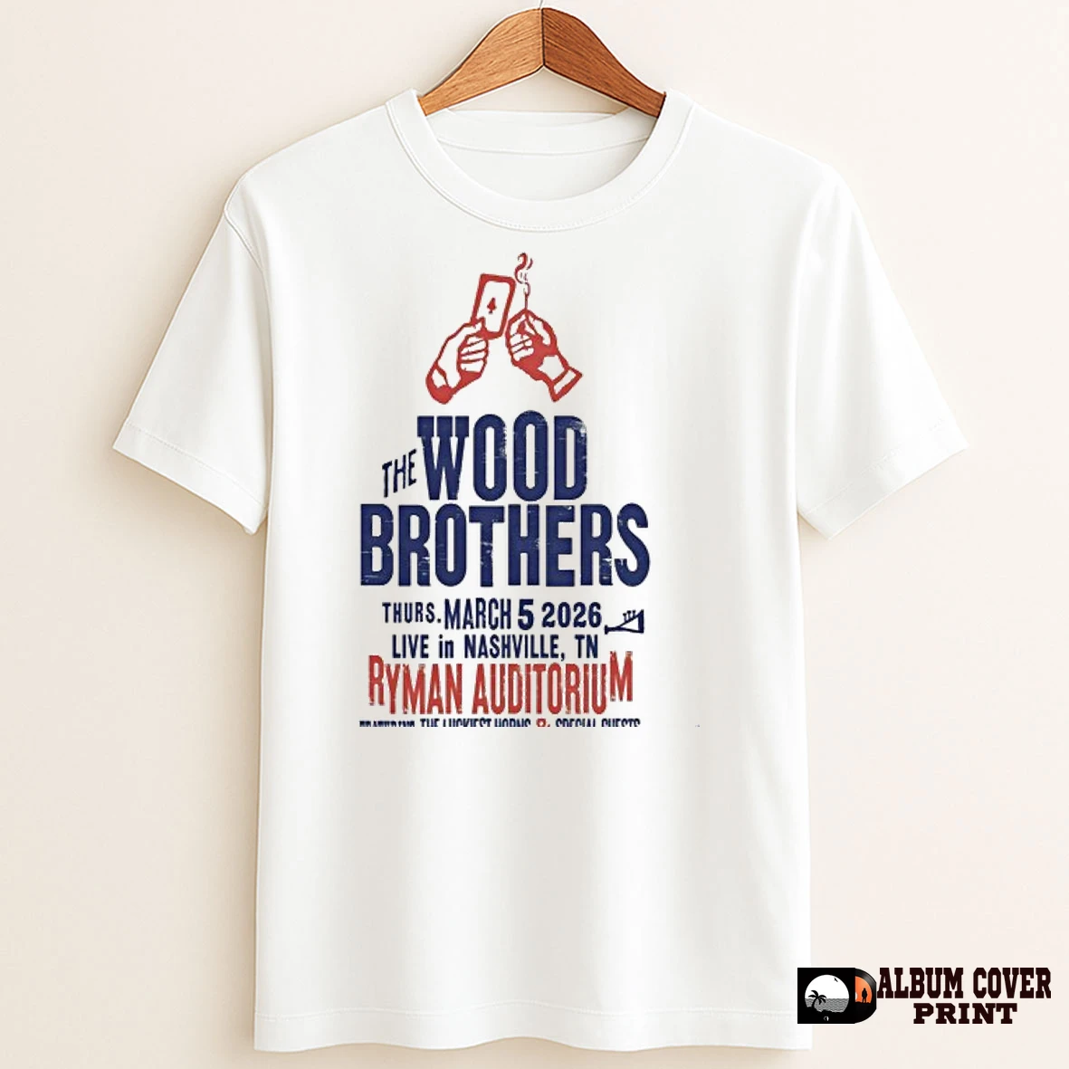 Original The Wood Brothers March 5 2026 Tour Nashville Tn Festival T Shirt Sweater