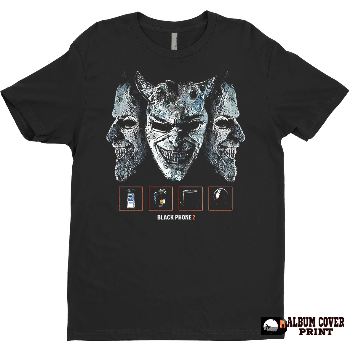 Original The Black Phone2 Scary Mask Halloween T Shirt Sweater