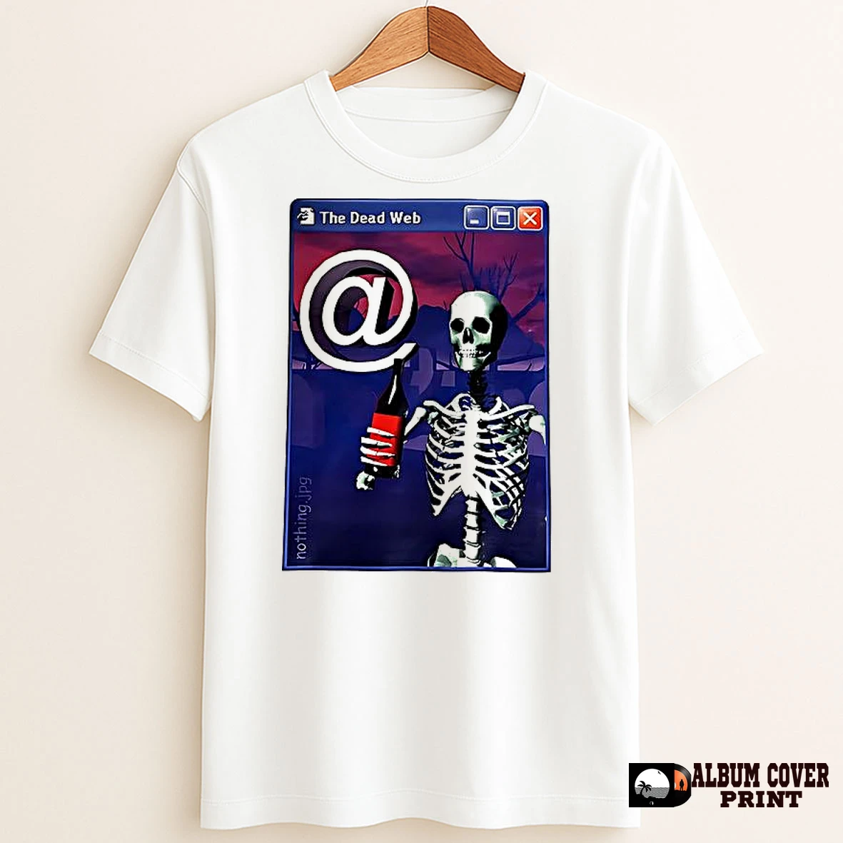 Original The Dead Web Skelenton T Shirt Sweater