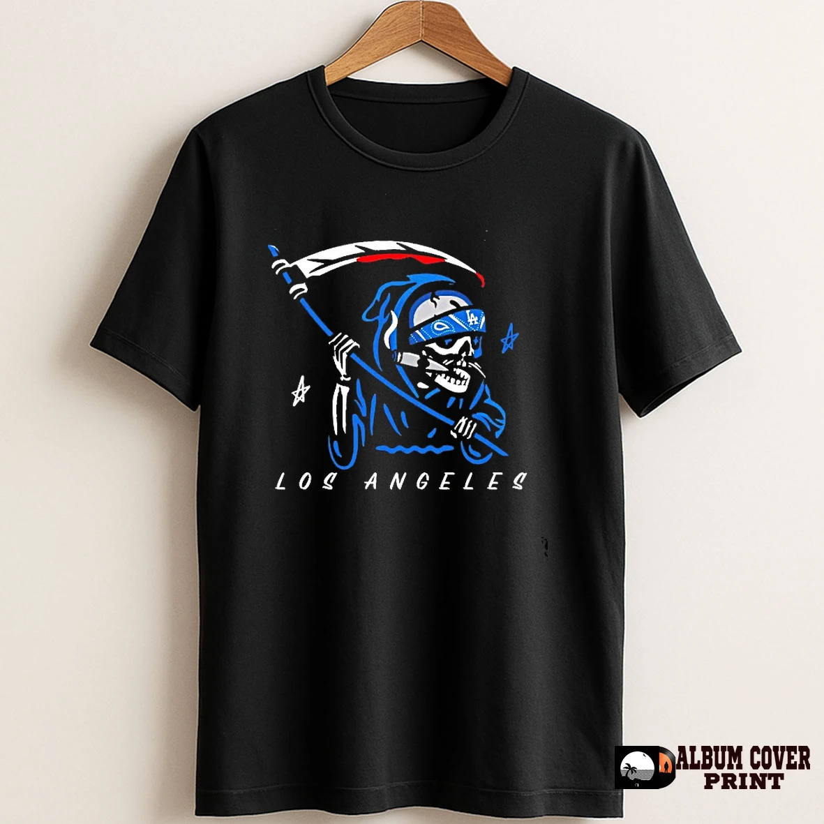 Original The Grim Reaper Los Angeles Dodgers T Shirt Sweater