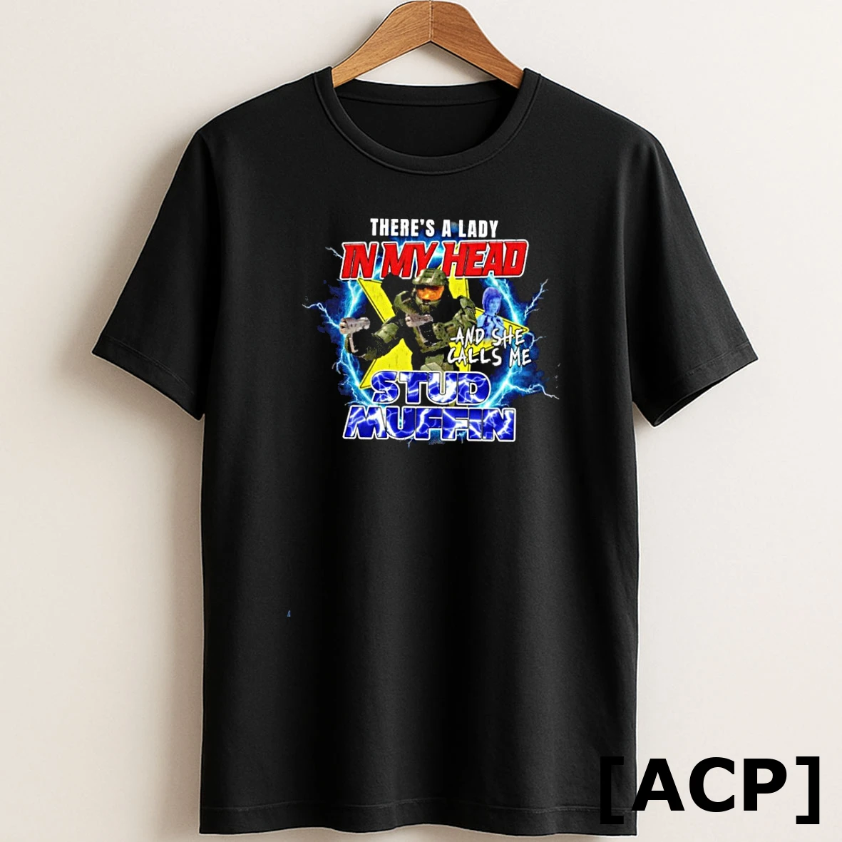 Original Theres A Lady In My Head And She Calls Me Stud Muffin T Shirt Sweater