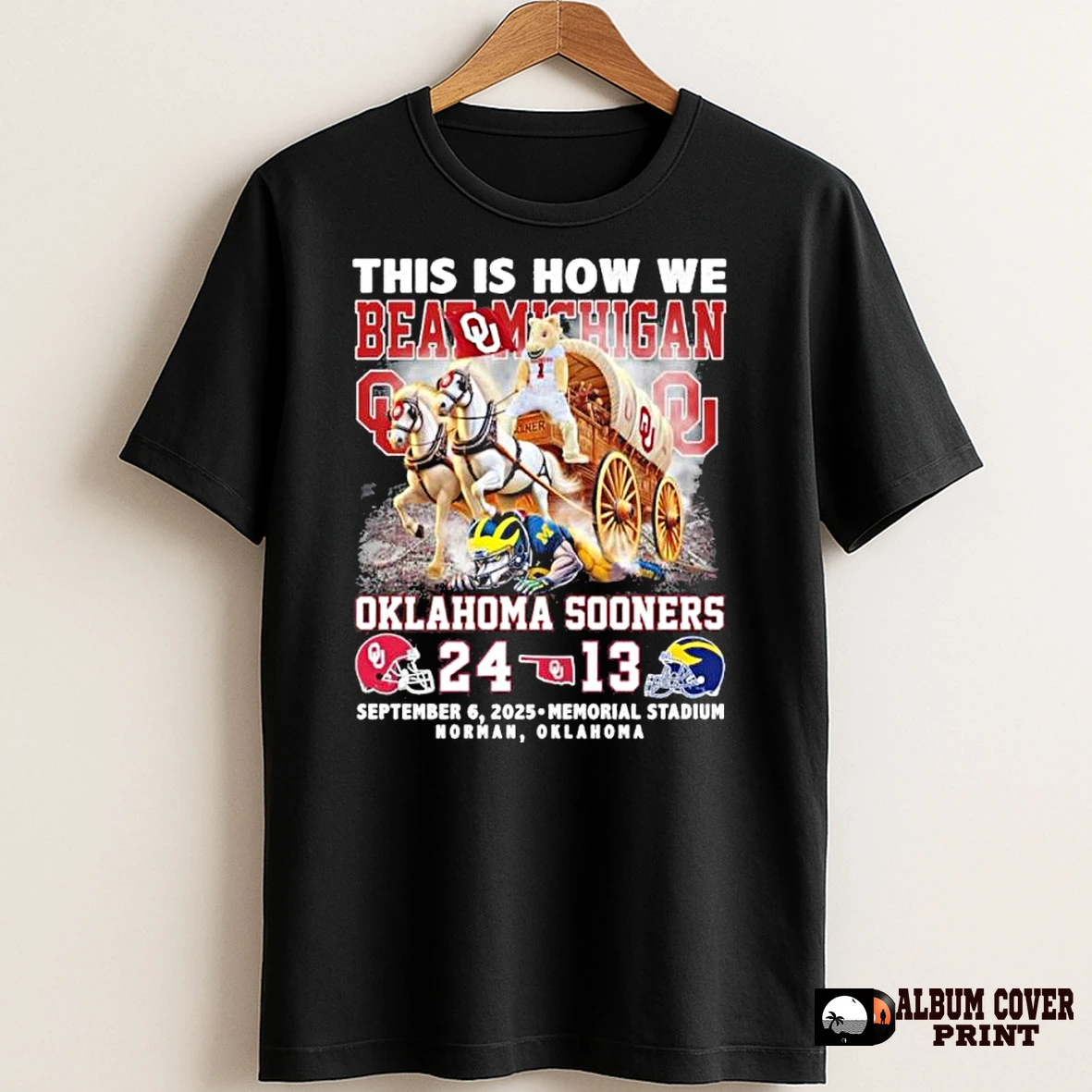 Original This Is How We Beat Michigan Wolverines 2025 Oklahoma 24 13 Michigan T Shirt Sweater
