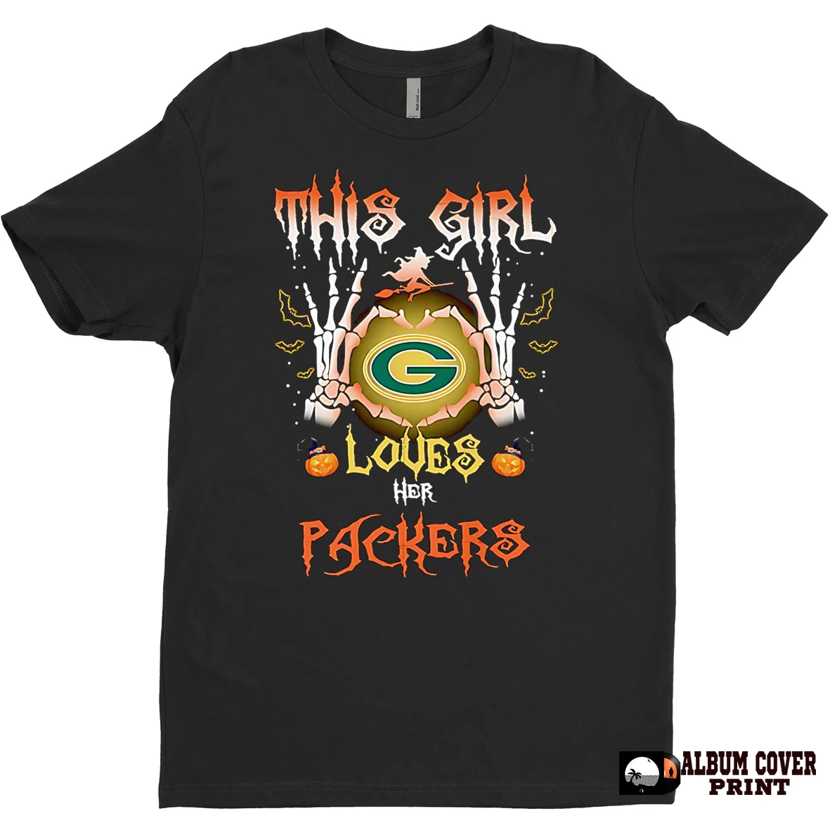 Original This Girl Loves Her Packers Halloween T Shirt Sweater