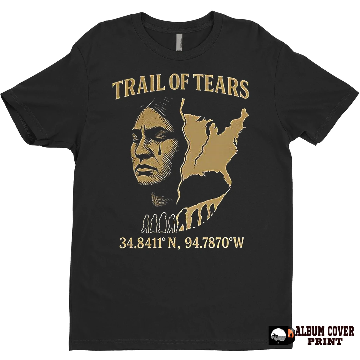 Original Trail Of Tears Native Americans Oklahoma T Shirt Sweater