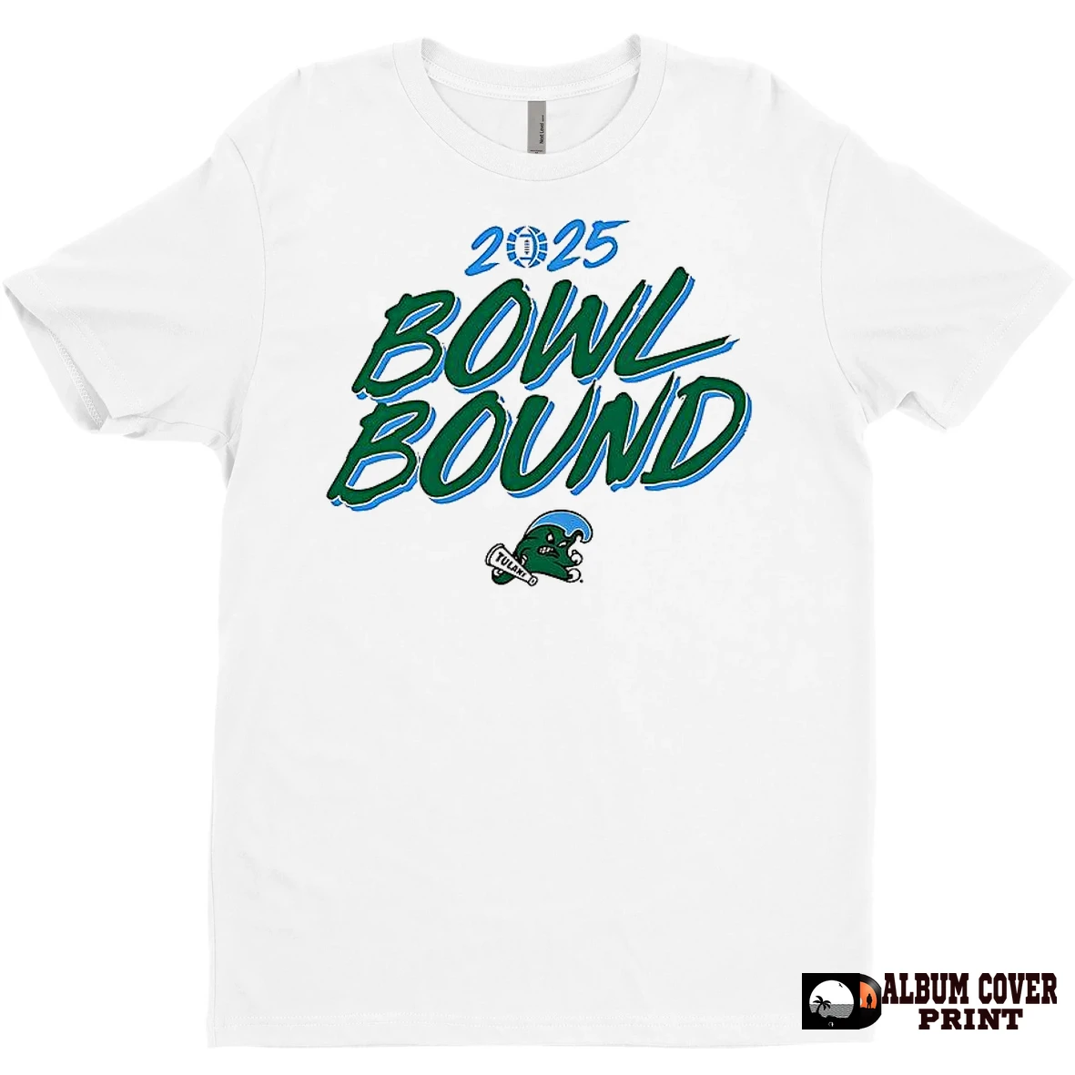 Original Tulane Green Wave Bowl Bound 2025 T Shirt Sweater