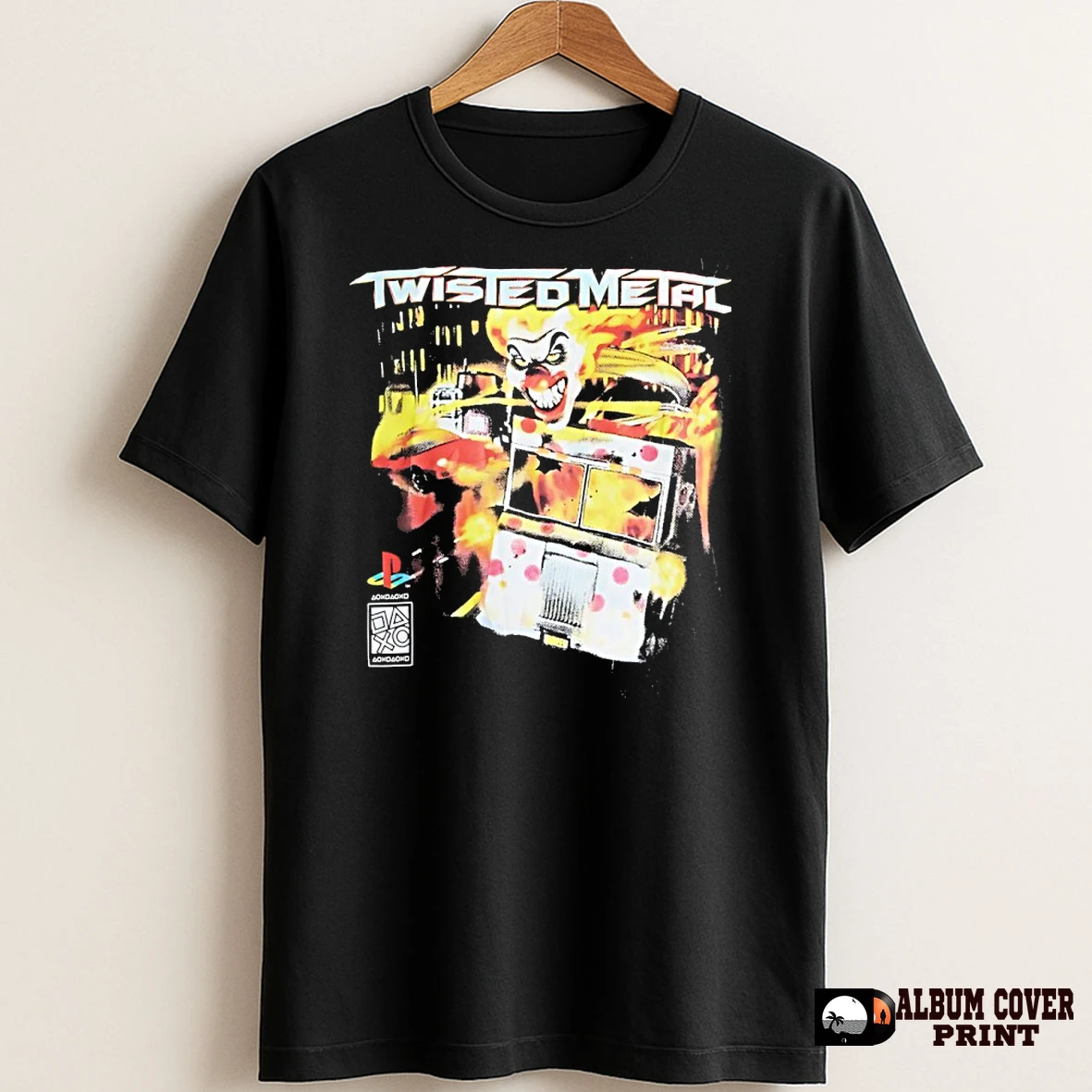 Original Twisted Metal Playstation Graphic T Shirt Sweater