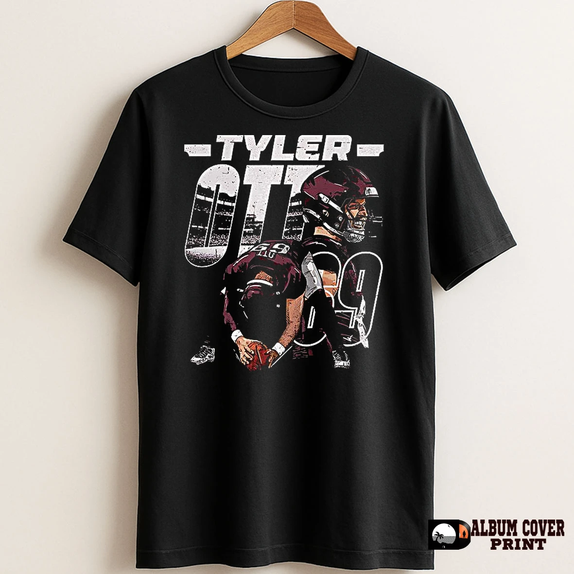 Original Tyler Ott Washington Commanders Football Player Name And Number 69 T Shirt Sweater