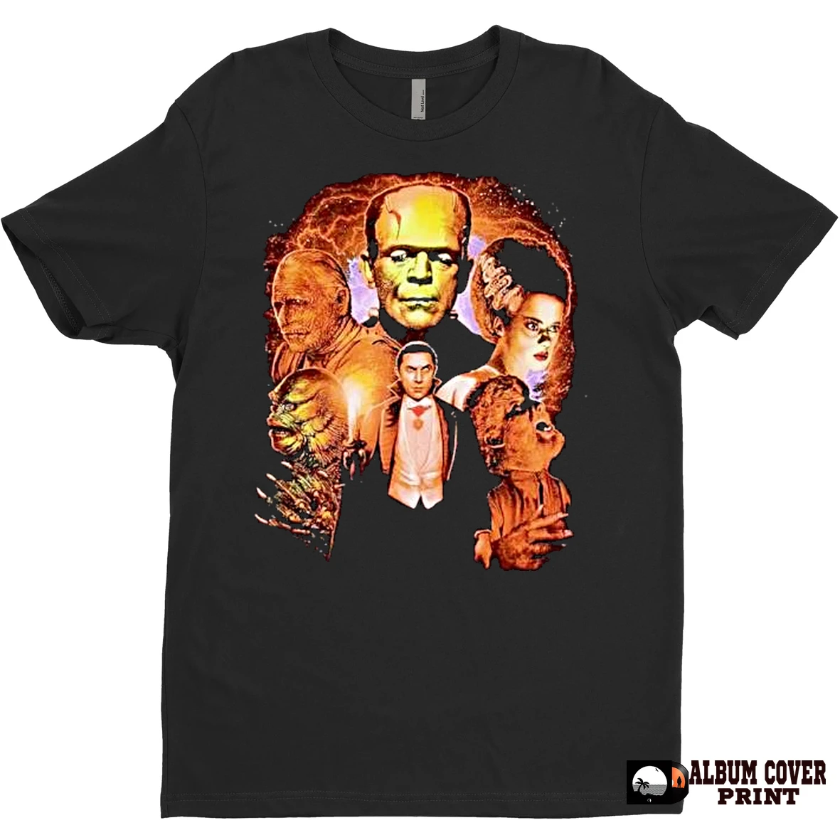 Original Universal Monsters Character Collage Ornaments T Shirt Sweater