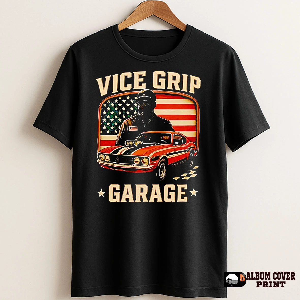 Original Vice Grip Garage American Flag T Shirt Sweater