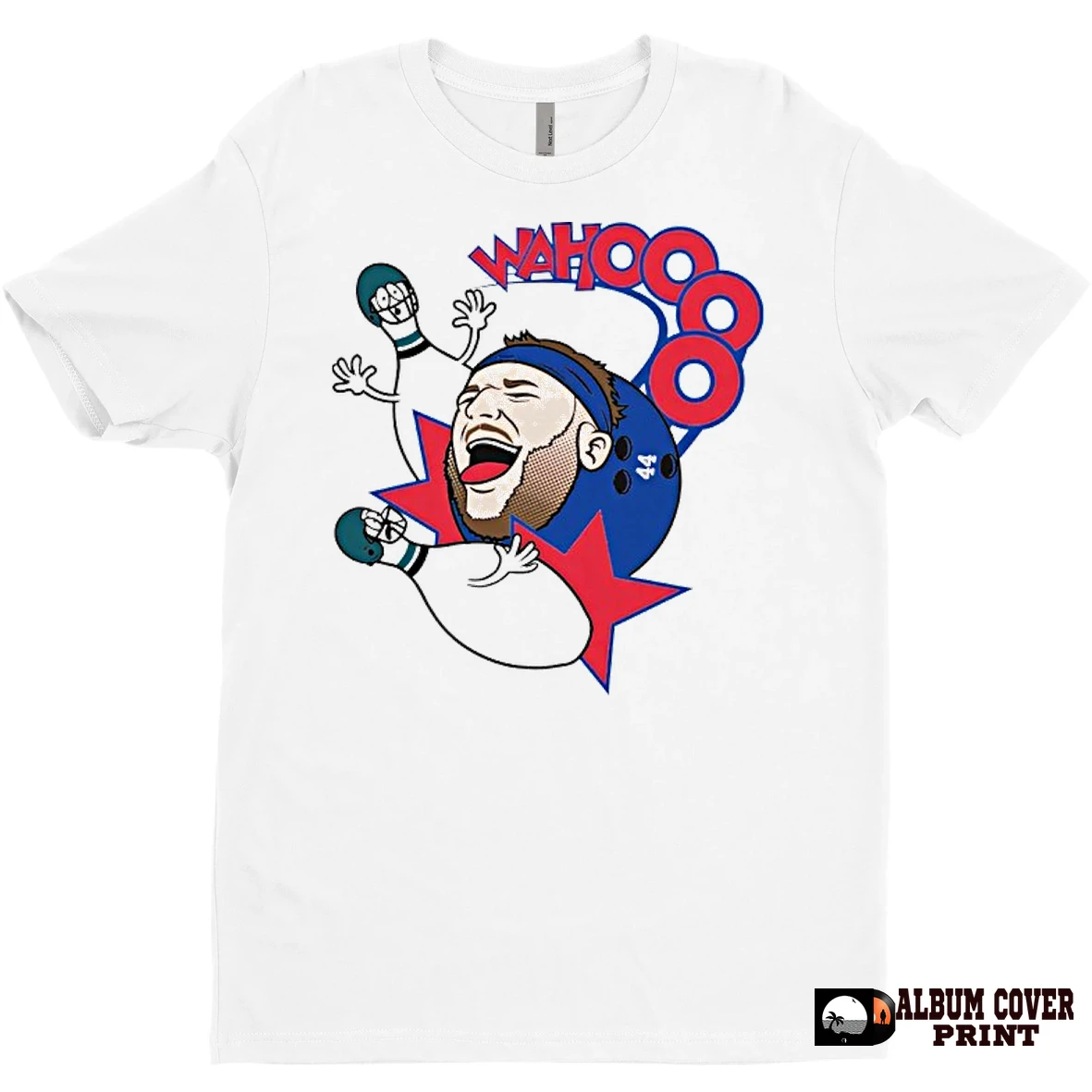 Original Wahooo Bowling Philadelphia Eagles Vs New York Giants Football T Shirt Sweater