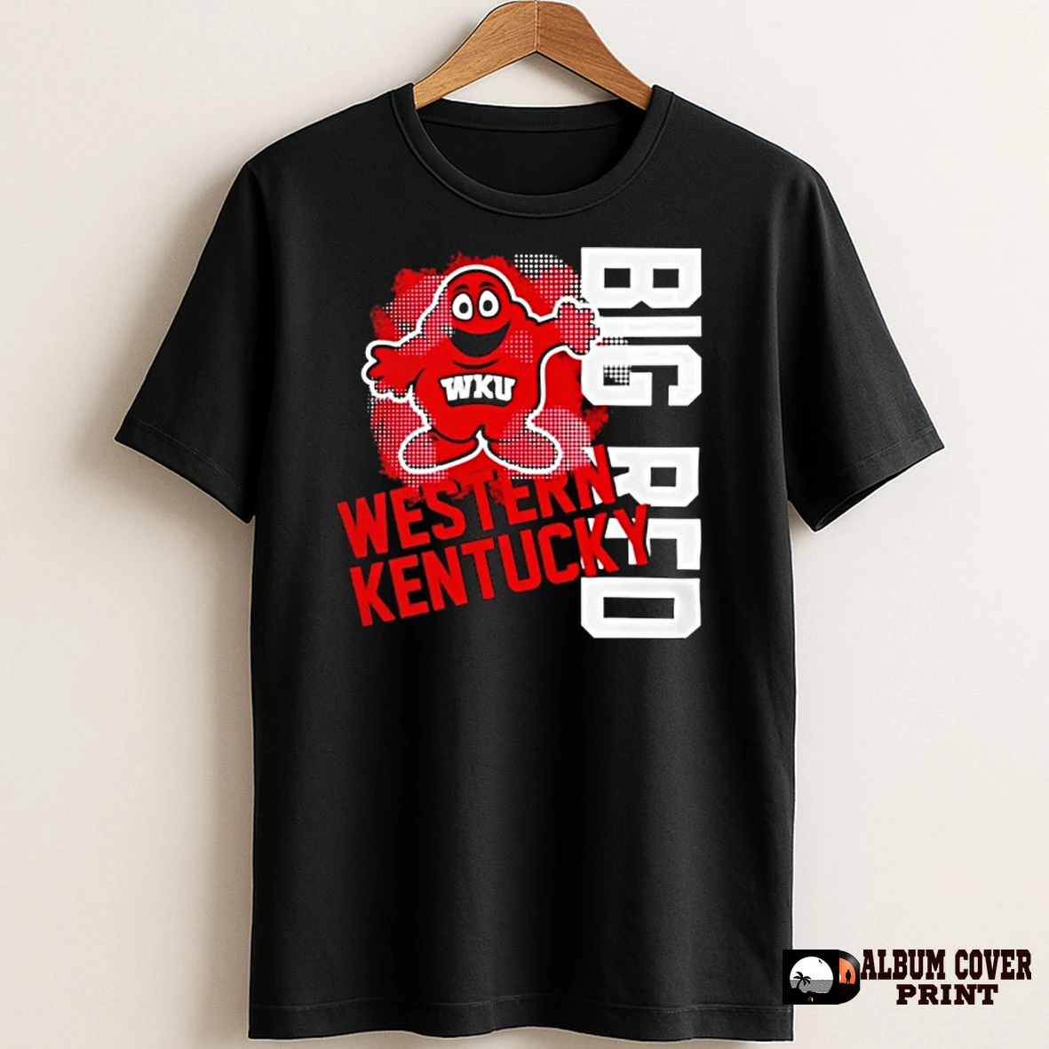 Original Western Kentucky Hilltoppers Logo Vertical Mascot Big Red T Shirt Sweater