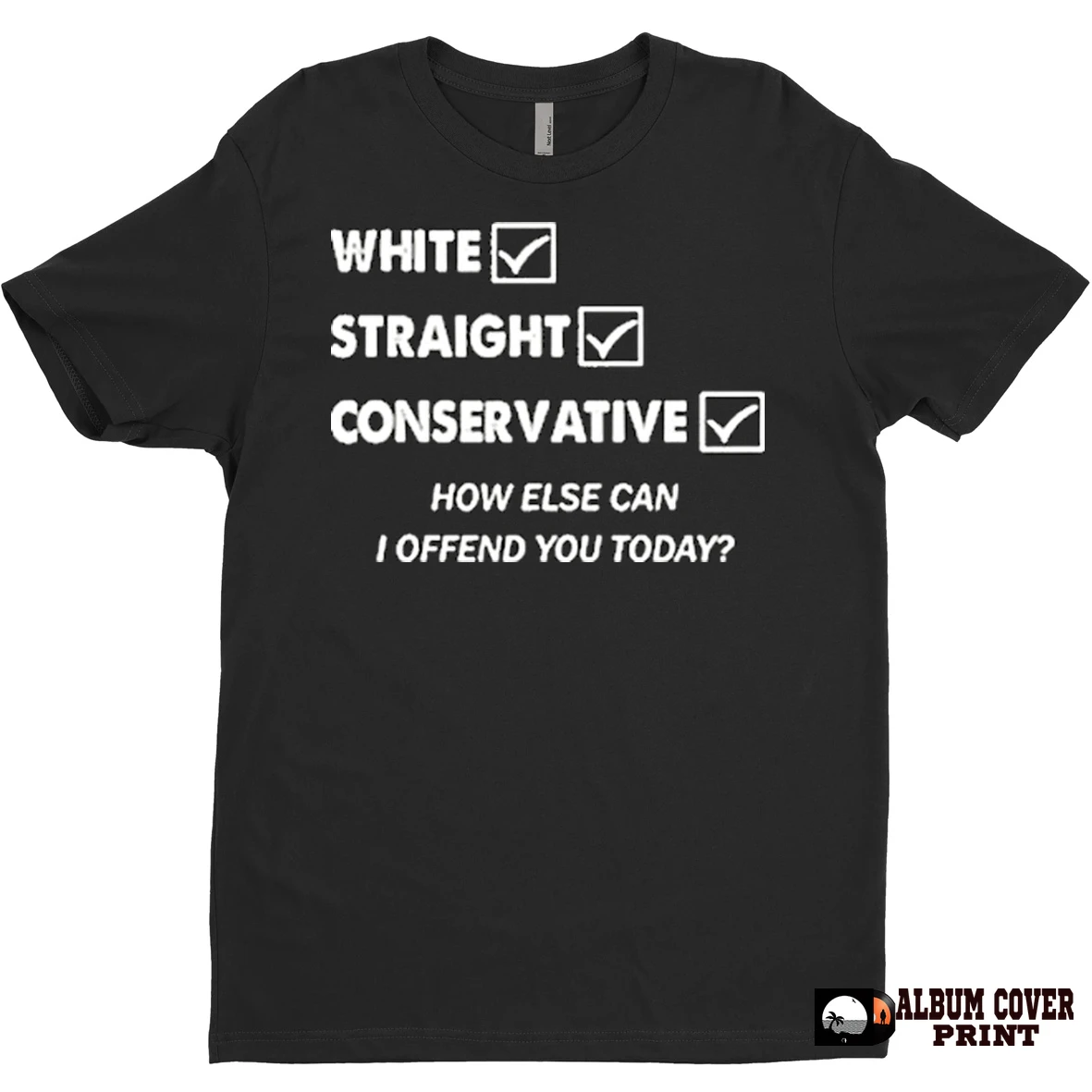 Original White Straight Conservative How Else Can I Offend You Today T Shirt Sweater