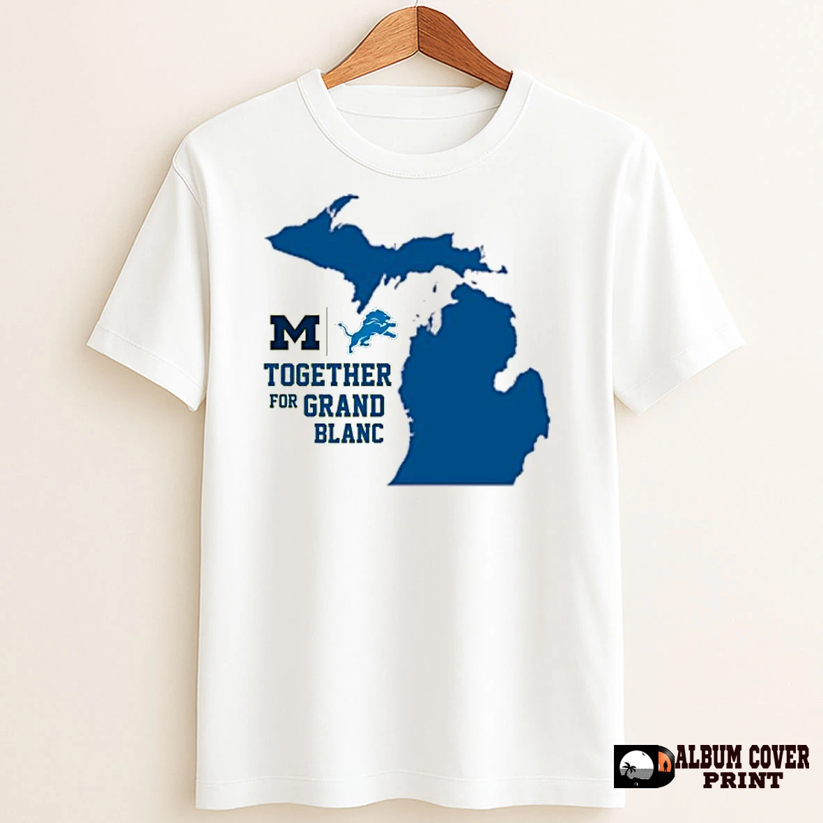 Original Wolverines And Lions Together For Grand Blanc Michigan T Shirt Sweater