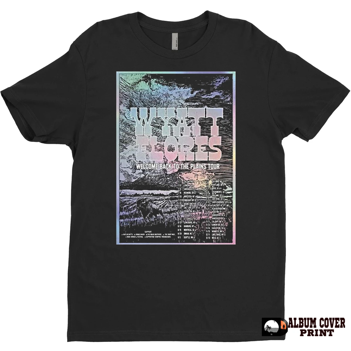 Original Wyatt Flores Welcome Back To The Plains Tour 2025 T Shirt Sweater
