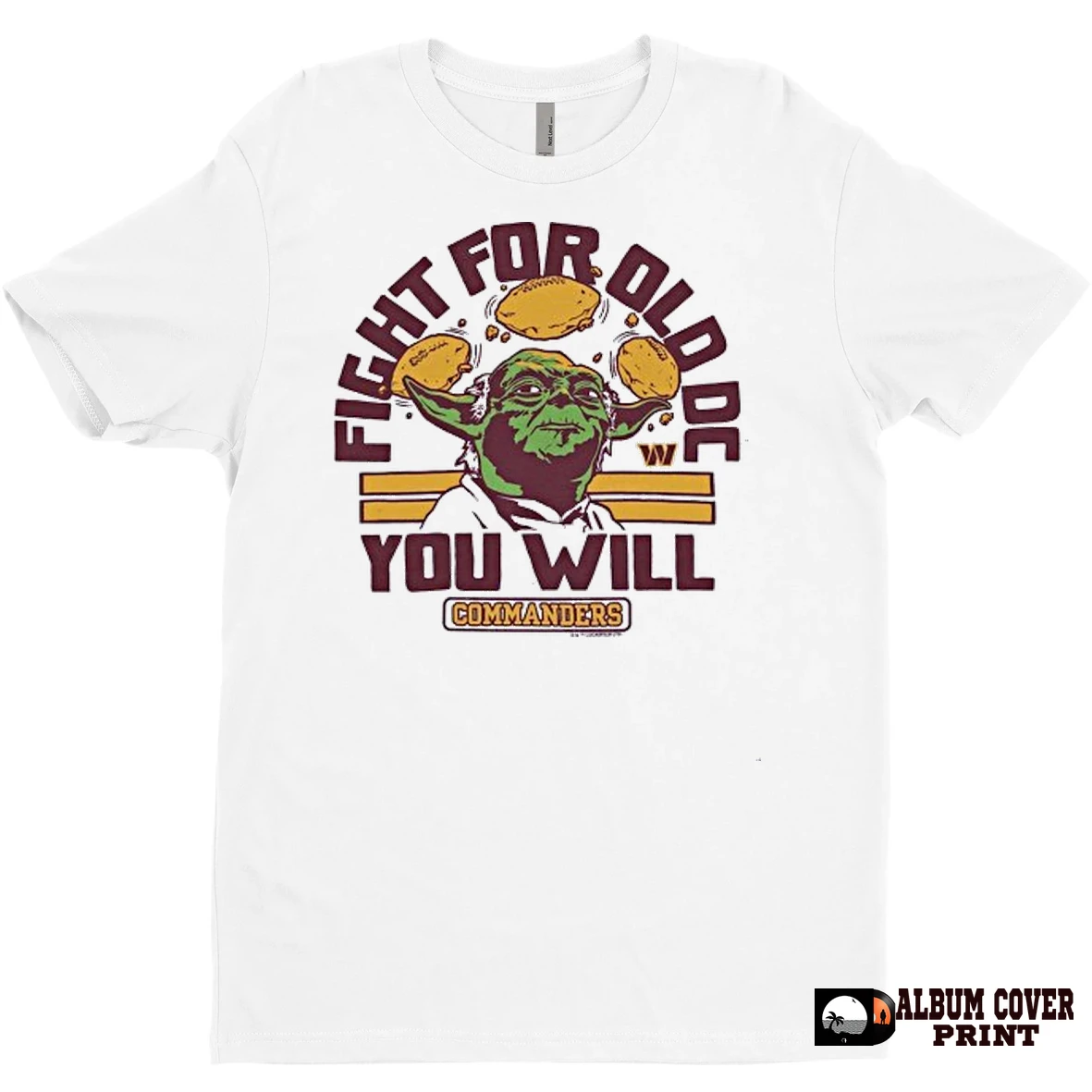 Original Yoda Fight For Old Dc You Will Washington Commanders Star Wars X Nfl T Shirt Sweater