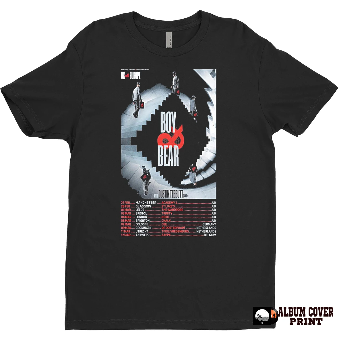 Original Boy Bear Europe Uk Tour 2026 T Shirt Sweater