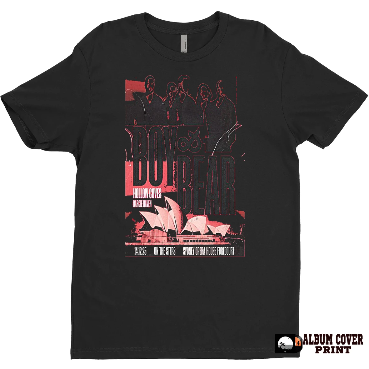 Original Boy Bear Sydney Australia December 14 2025 Concert T Shirt Sweater