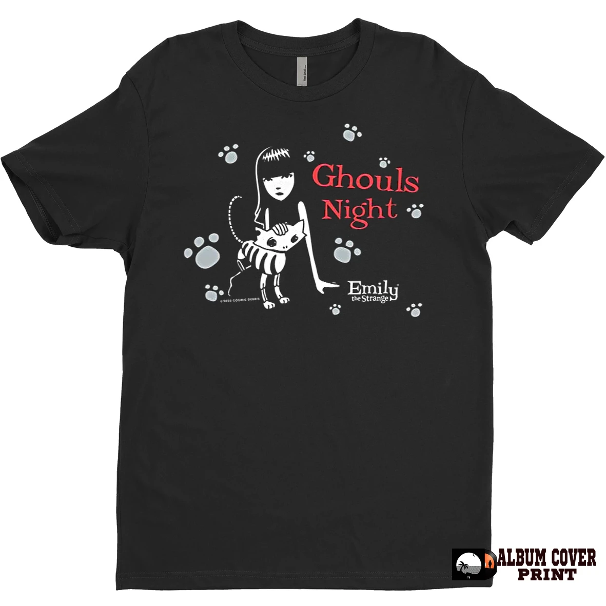 Original Emily The Strange Ghouls Night T Shirt Sweater