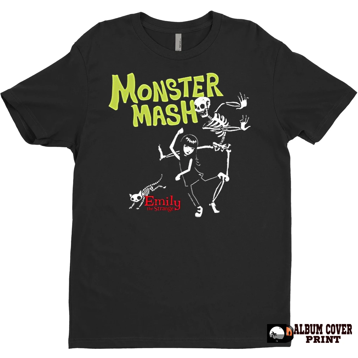 Original Emily The Strange Green Monster Mash T Shirt Sweater