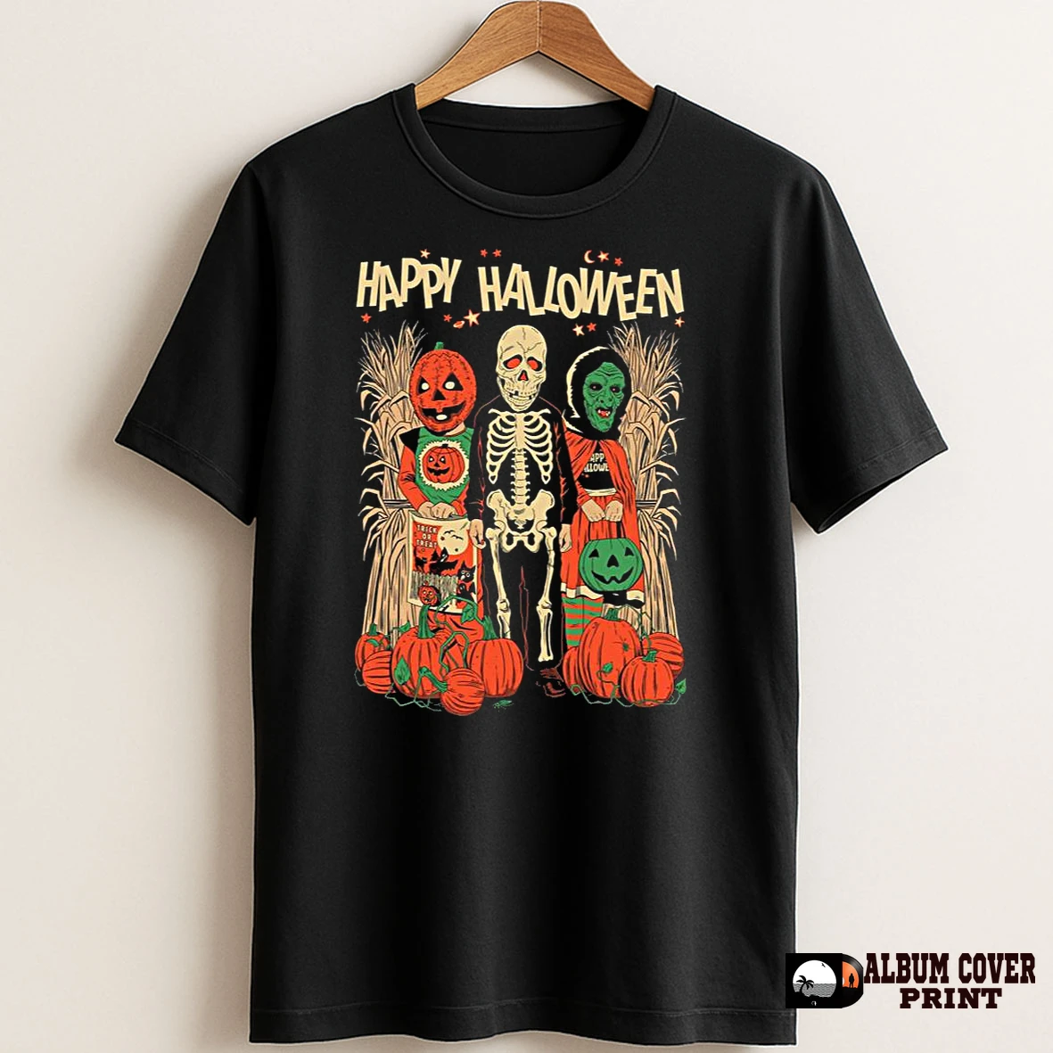 Original Fright Rags Halloween Trio Happy Halloween Limited Edition T Shirt Sweater