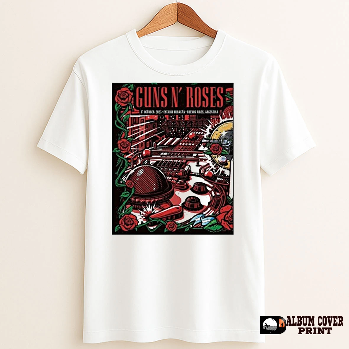 Original Guns N Roses Concert Buenos Aires 10 17 2025 T Shirt Sweater