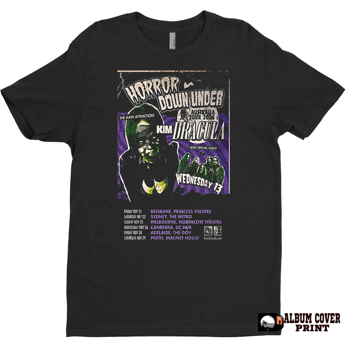 Original Horror Down Under Australia Tour 2025 T Shirt Sweater