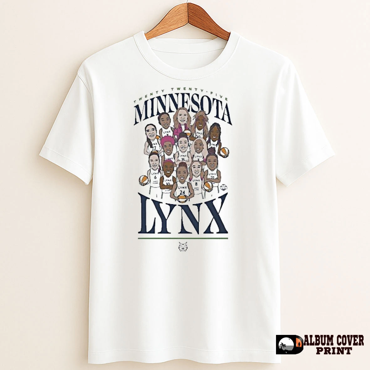 Original Minnesota Lynx 500 Level Team Caricature T Shirt Sweater