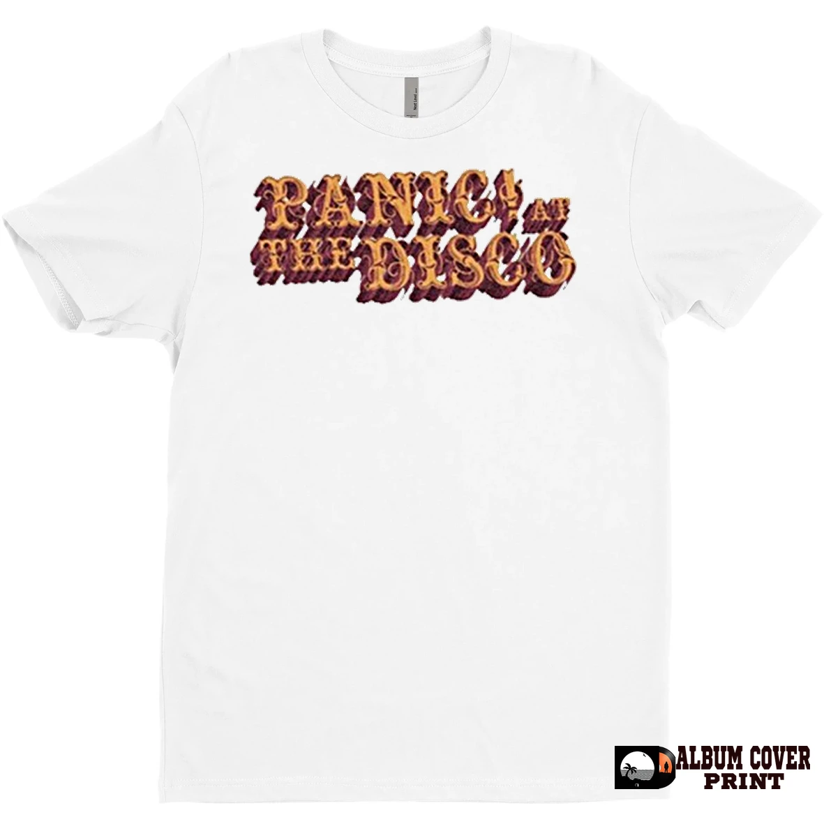 Original Panic At The Disco Ivory Logo T Shirt Sweater