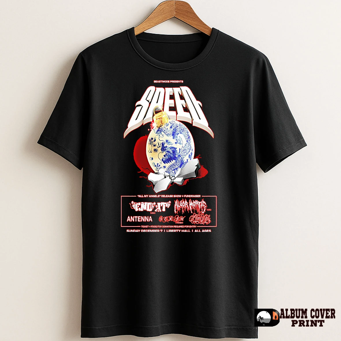 Original Speed Liberty Hall December 7 2025 Concert T Shirt Sweater