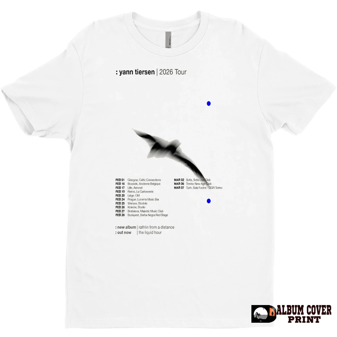 Original Yann Tiersen 2026 Tour T Shirt Sweater