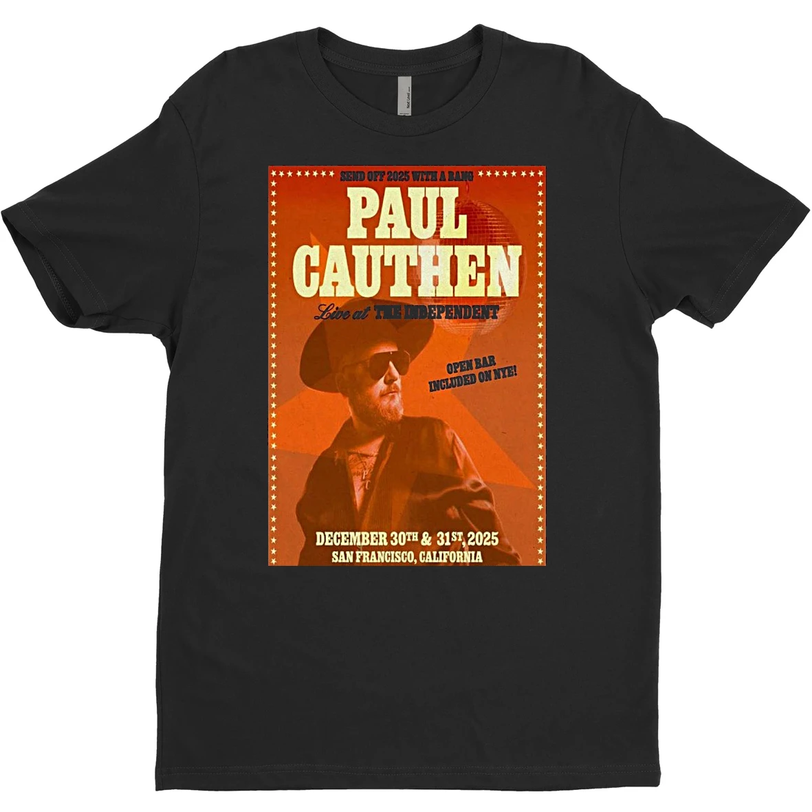 Paul Cauthen At The Independent San Francisco California On Dec 30 31 2025 T Shirt Sweater