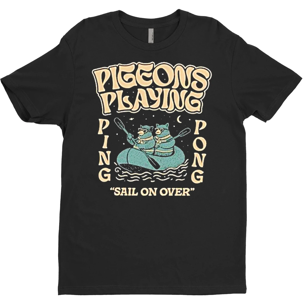 Pigeons Playing Ping Pong Sail On Over T Shirt Sweater