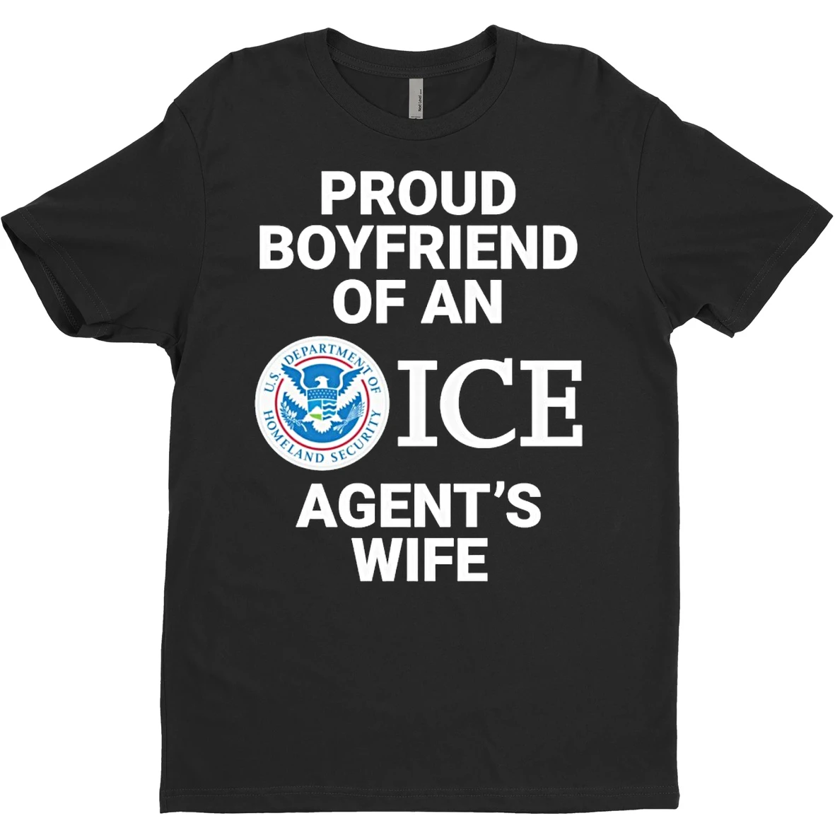 Proud Boyfriend Of An Ice Agents Wife T Shirt Sweater