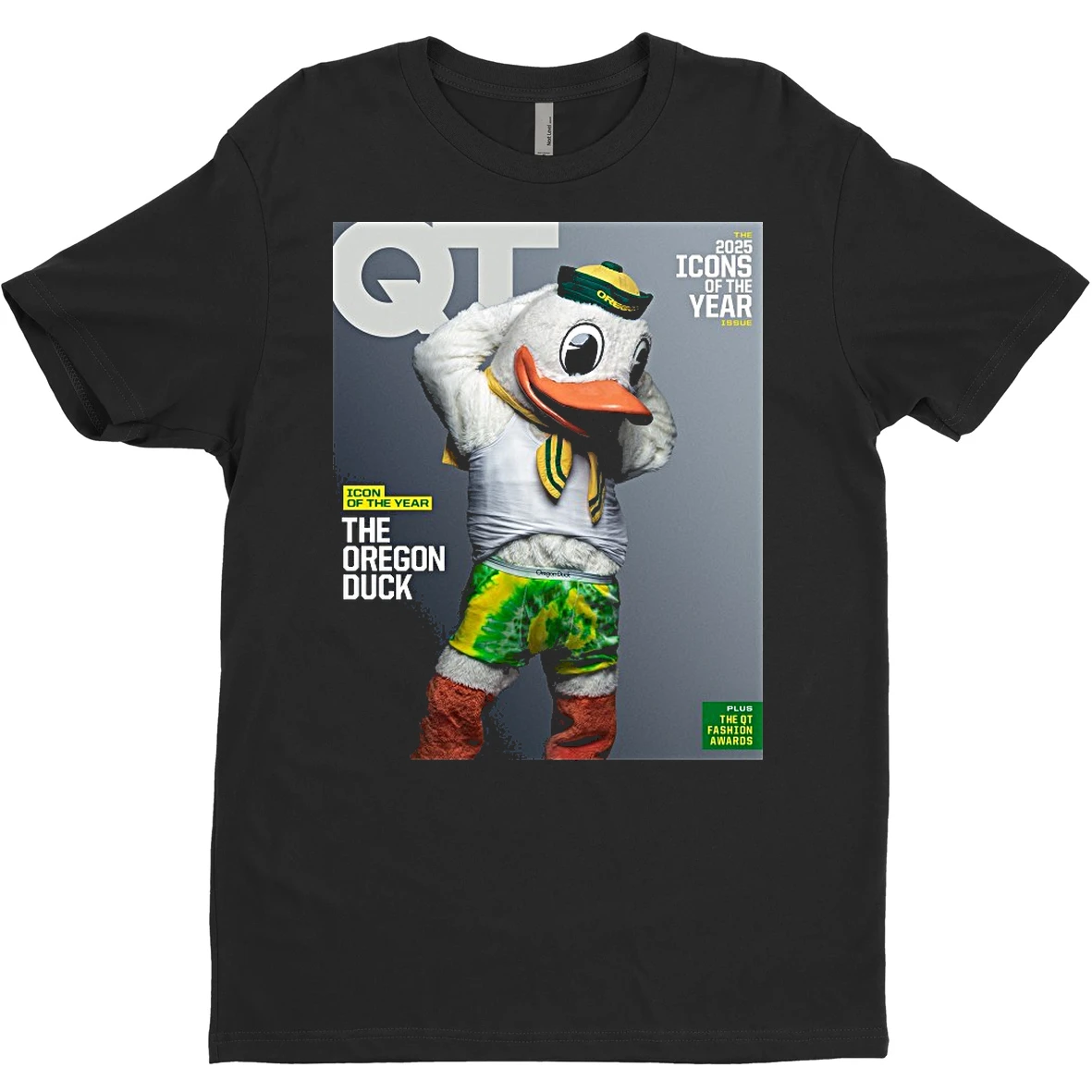 Qt Icon Of The Year The Oregon Duck T Shirt Sweater