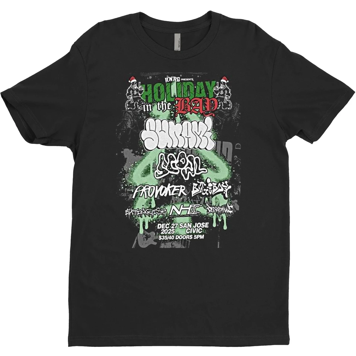 Scowl Sunami San Jose Civic San Jose Ca Event December 27 2025 Long Sleve T Shirt Sweater