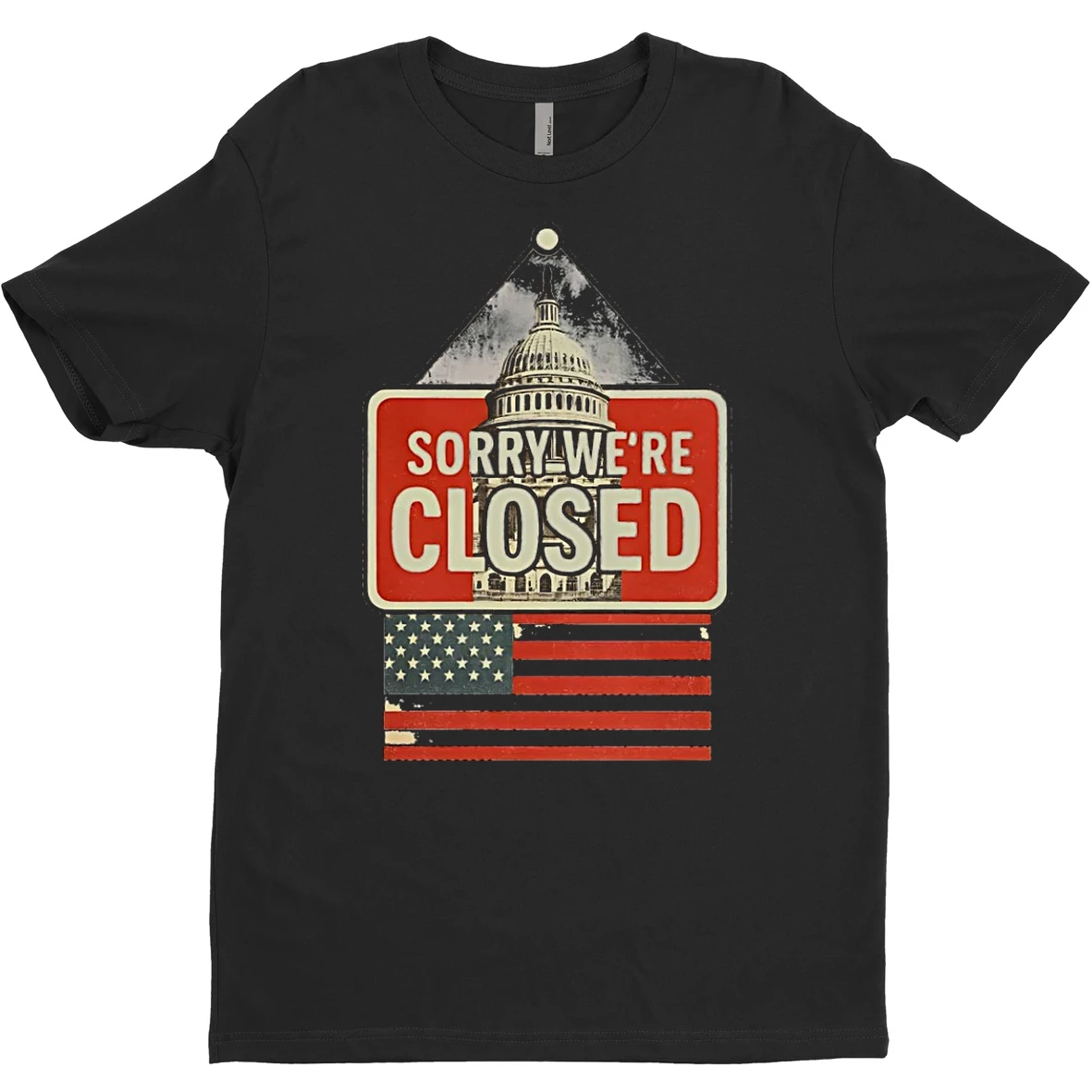 Shutdown Survivor 2025 Sorry Were Closed T Shirt Sweater