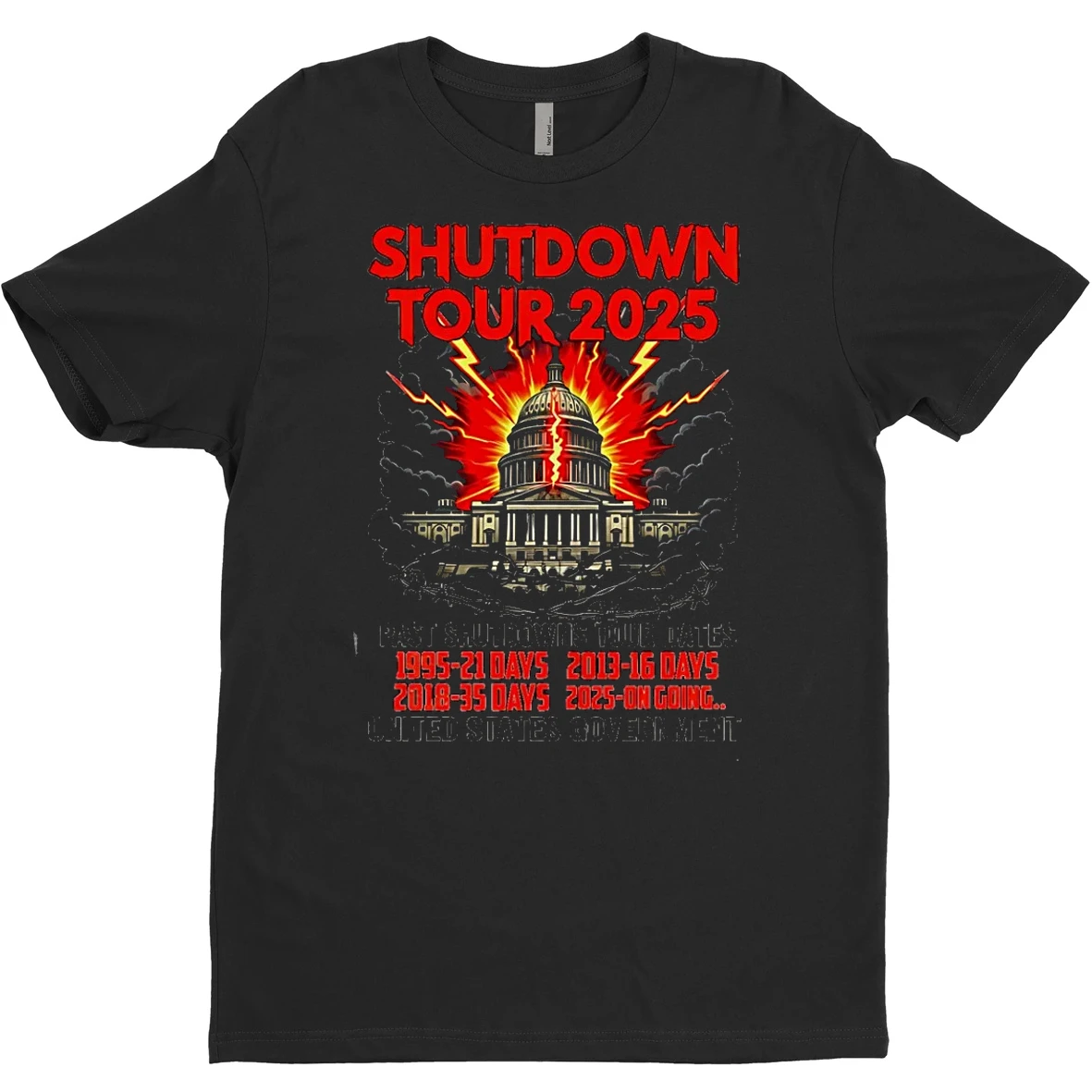 Shutdown Tour 2025 Pat Shutdowns Tour Dates T Shirt Sweater