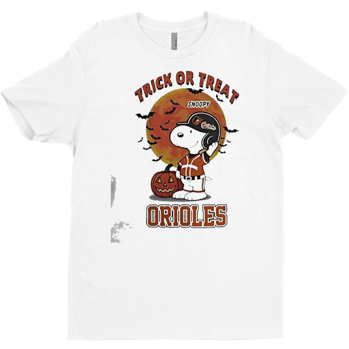 Snoopy Baltimore Orioles Mlb Trick Or Treat Halloween 2025 T Shirt Sweater