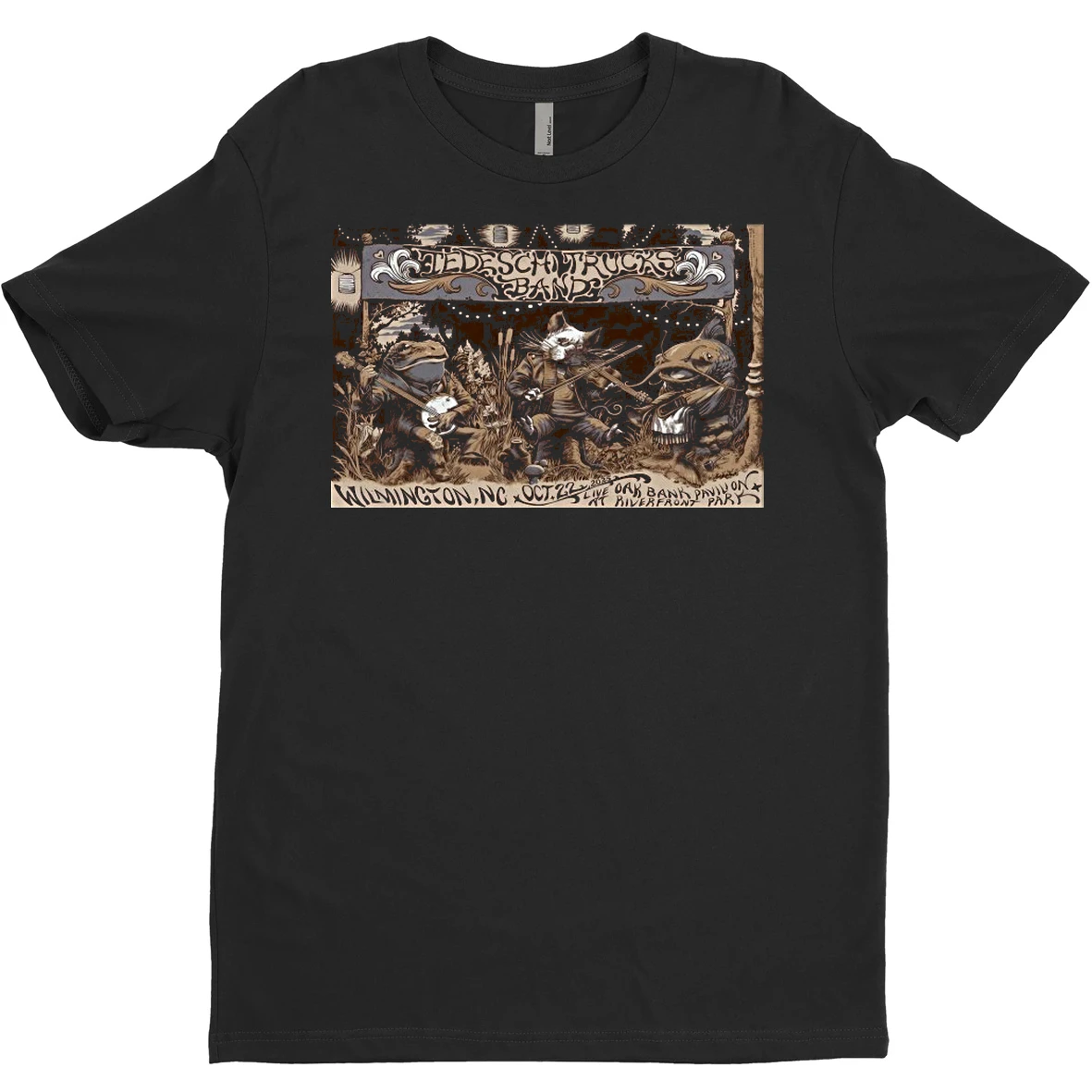 Tedeschi Trucks Band Oct 22 2025 Live Oak Bank Pavilion In Wilmington Nc T Shirt Sweater
